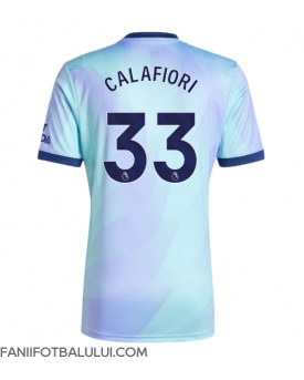 Arsenal Riccardo Calafiori #33 Tricou Fotbal Replică 2024-25 Barbati Treilea